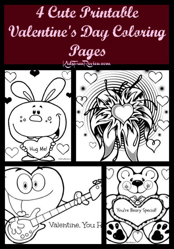 Cute printable valentines day coloring pages