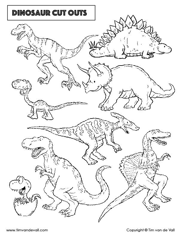 Dinosaur cut outs â tims printables dinosaur cut outs dinosaur printables dinosaur crafts