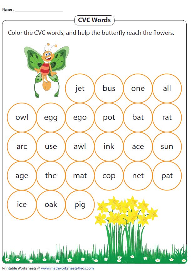 Cvc words engaging phonics activities for kids