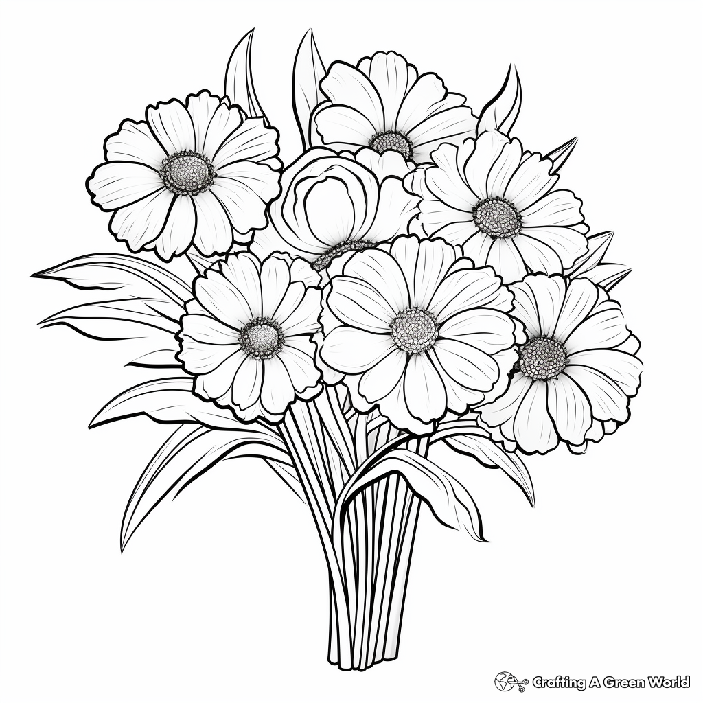 Daisy coloring pages