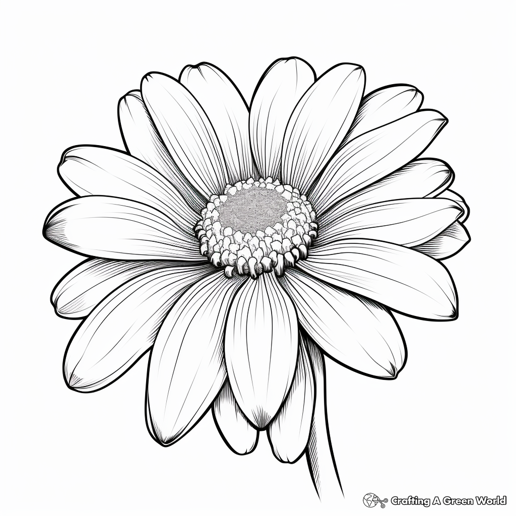 Daisy coloring pages