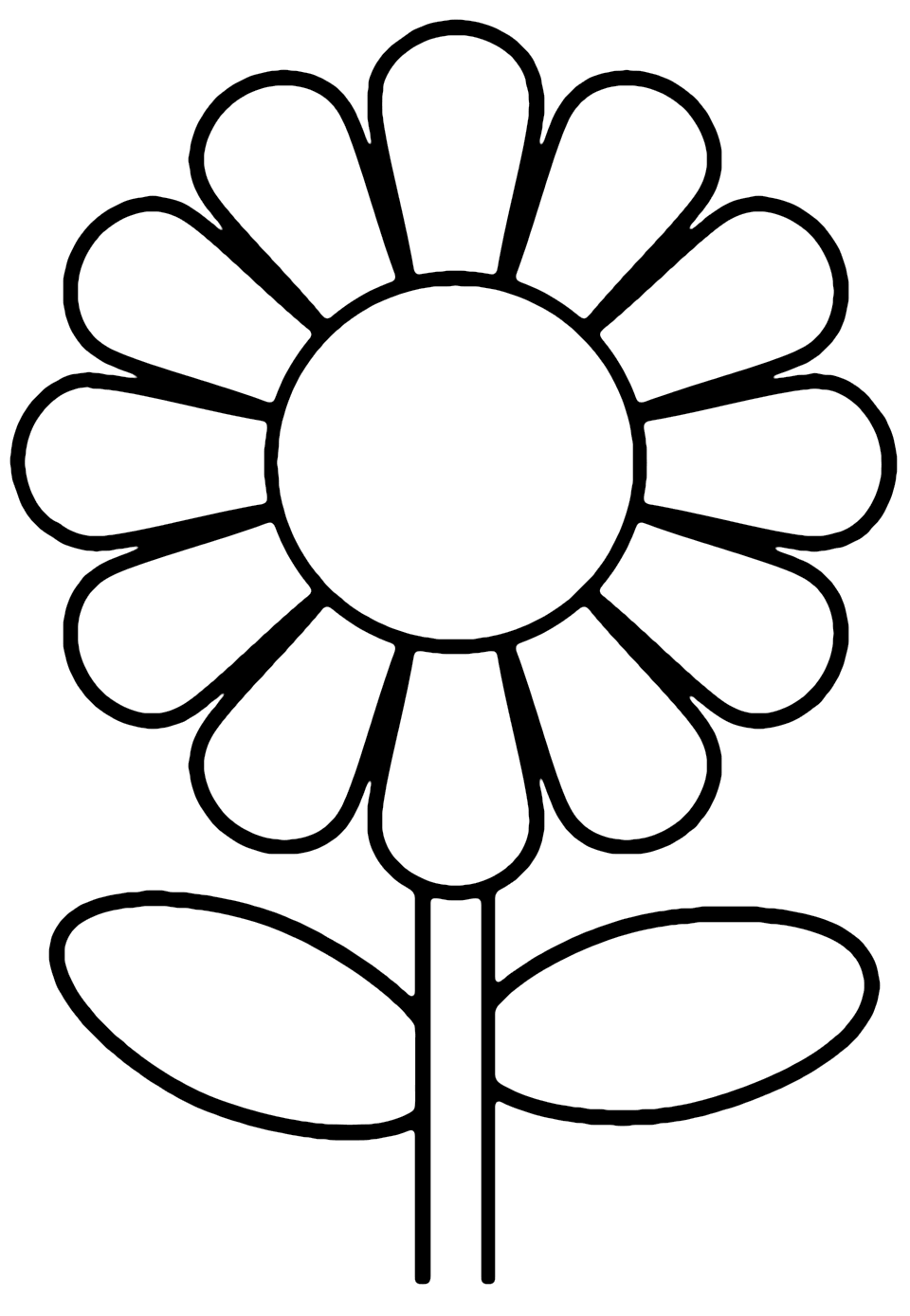 Daisy pages â printable pages