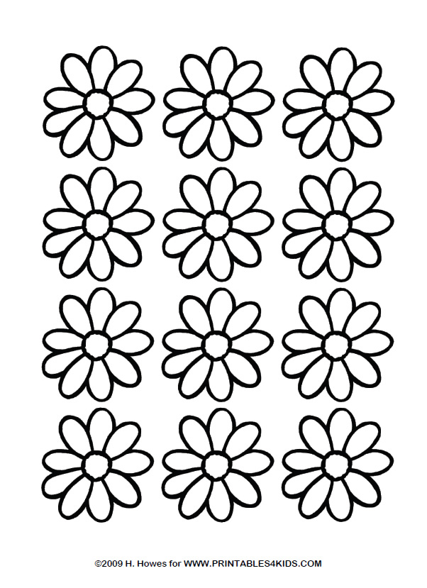 Daisy coloring page â printables for kids â free word search puzzles coloring pages and other activities