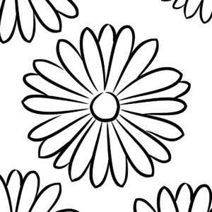 Daisy coloring pages printable for free download