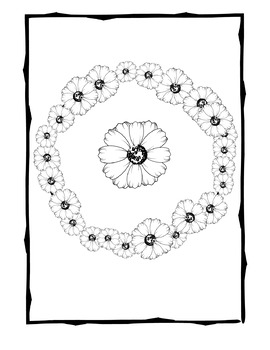 Flower coloring pages