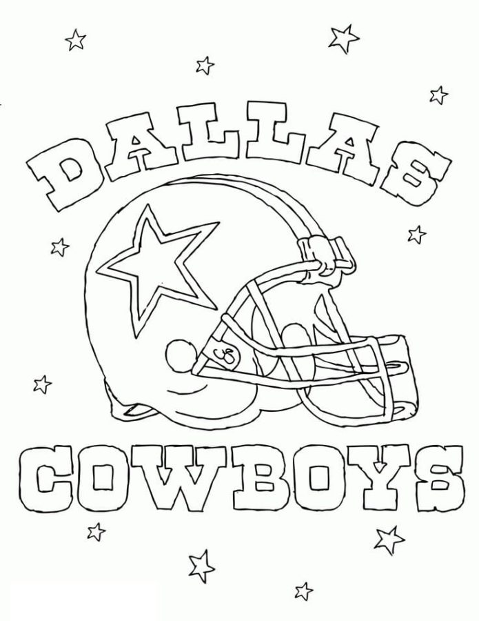 Dallas cowboys coloring pages