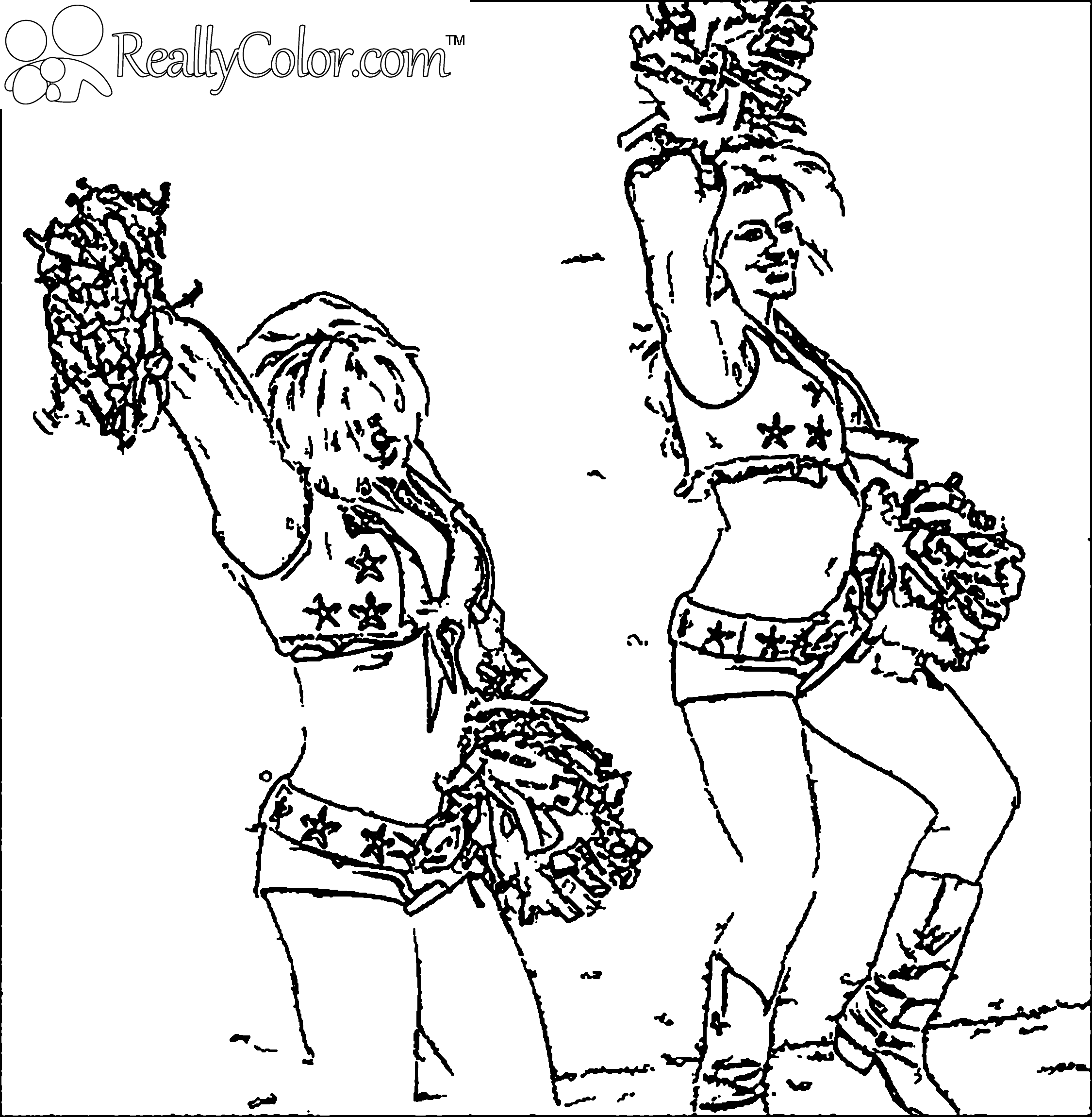 Coloring book weekly dallas cowboys cheerleaders blog