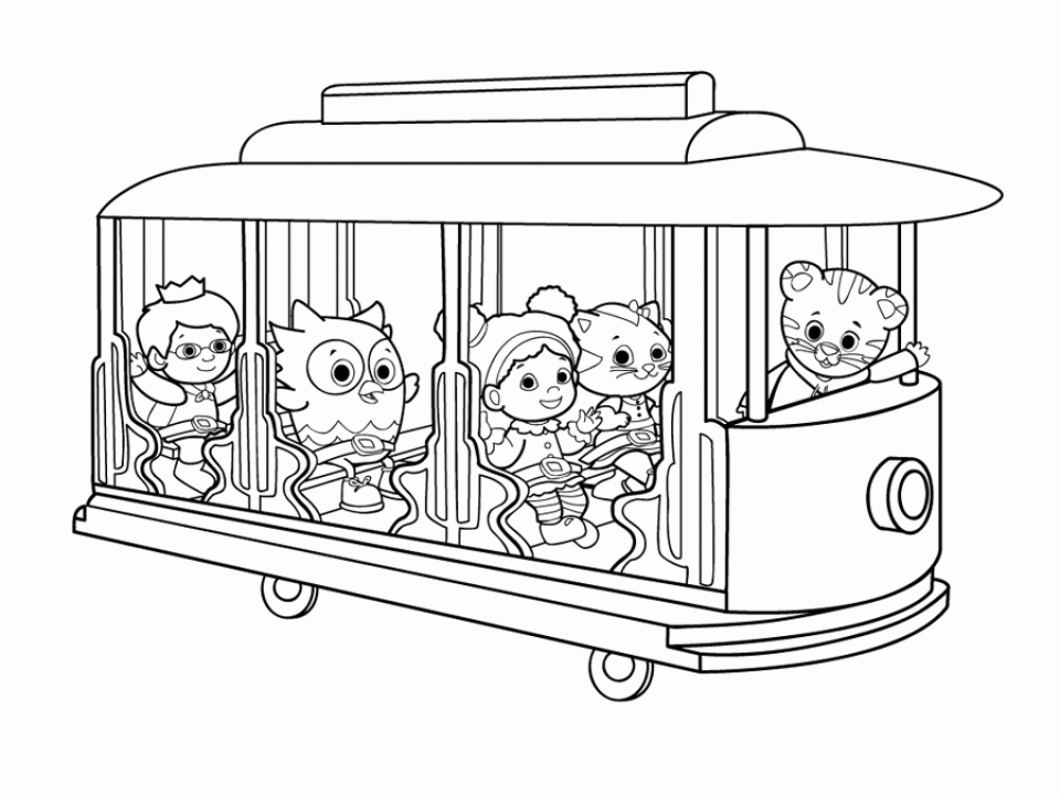 Free printable daniel tiger coloring pages