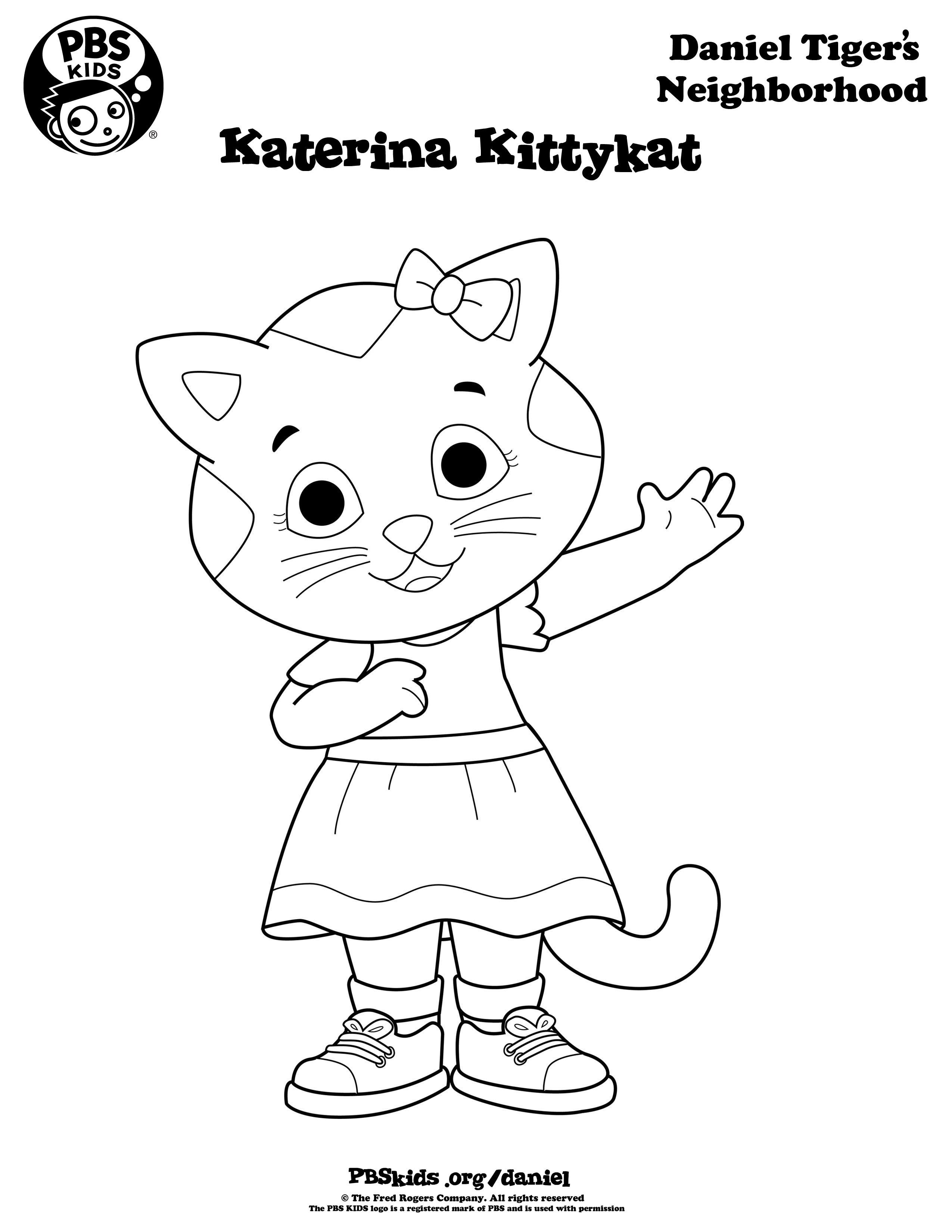Daniel tiger coloring pages