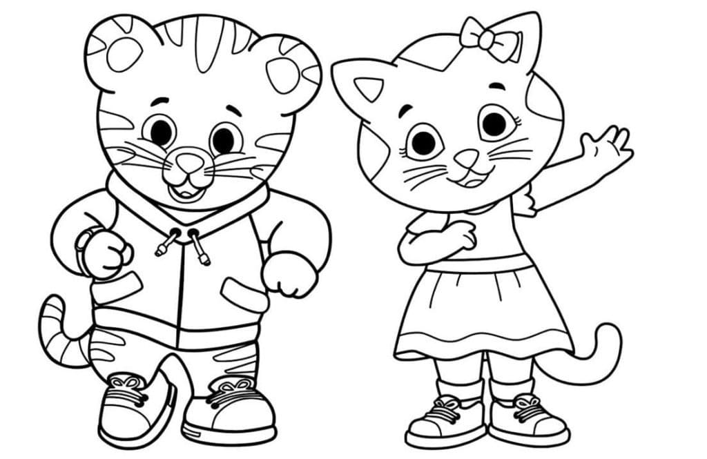 Daniel tiger coloring pages pictures free printable