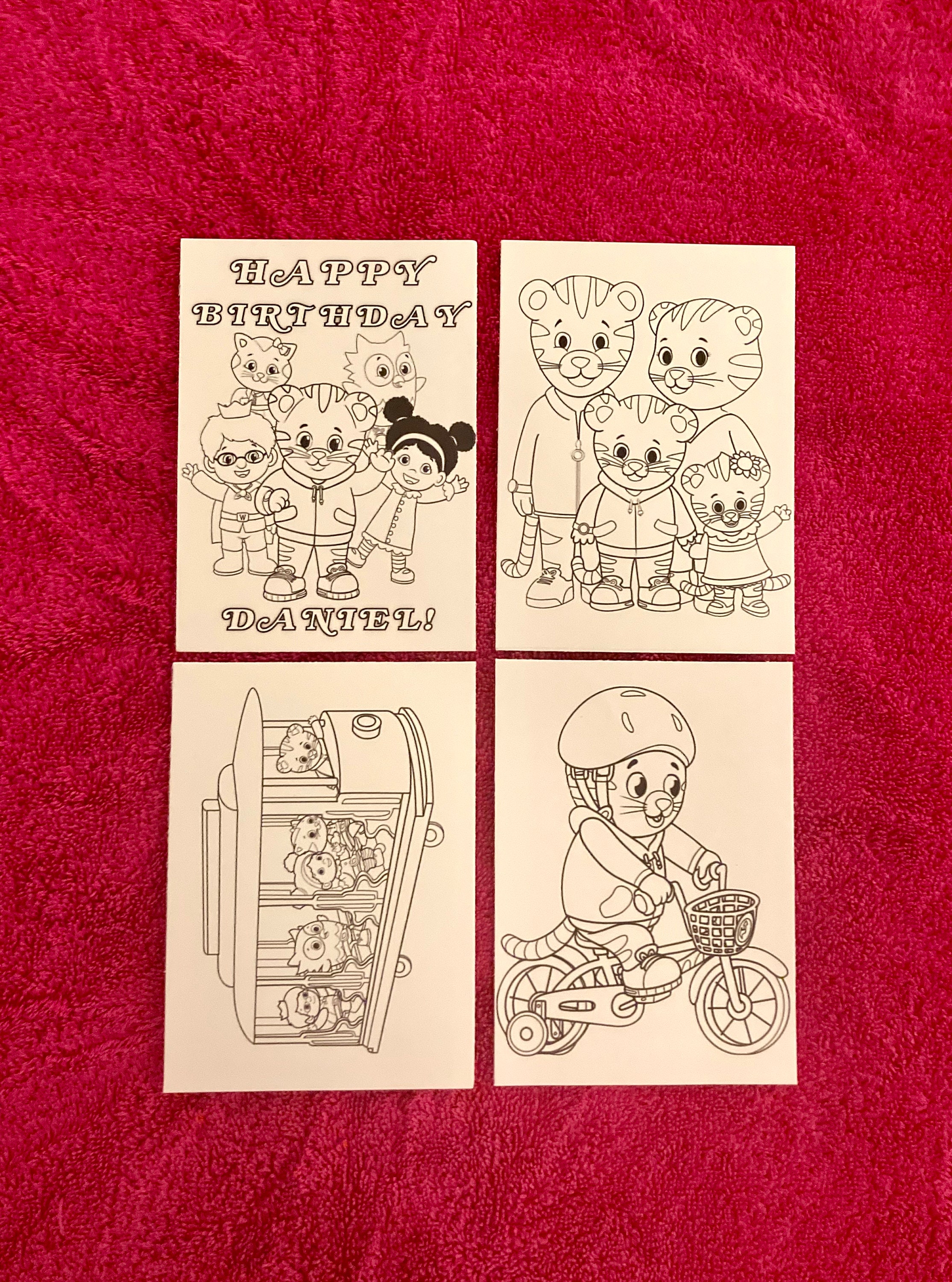 Daniel tiger printables