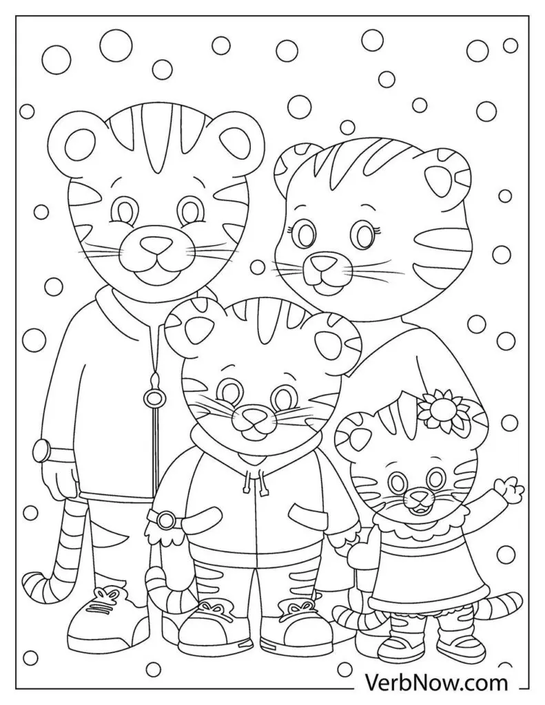 Free daniel tiger coloring pages book for download printable pdf