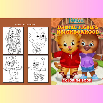 Daniel tiger coloring pages for students preschool pre