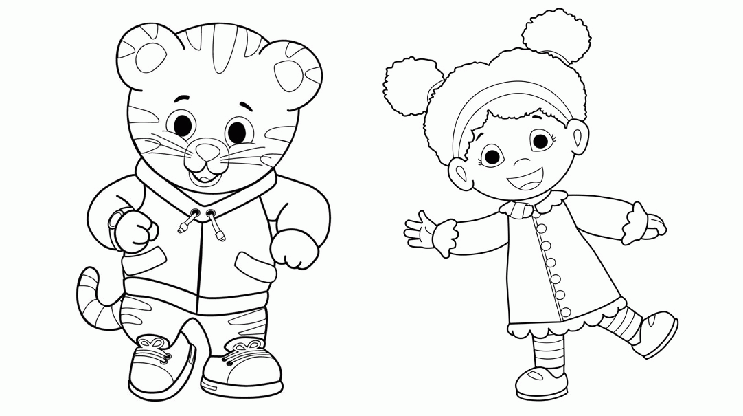 Daniel tiger coloring pages