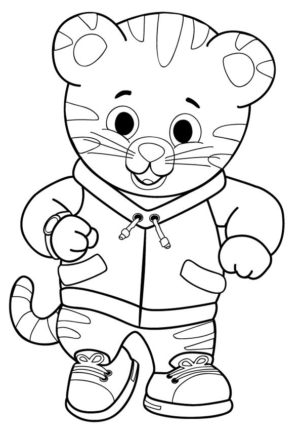 Daniel tiger coloring pages printable for free download