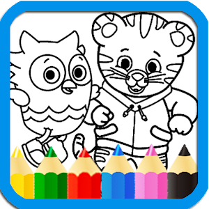 Daniel the tiger coloring book apk mod for android