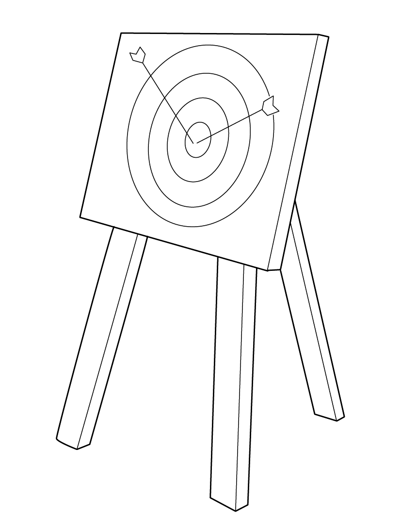 Dart game colouring image free colouring book for children â monkey pen store