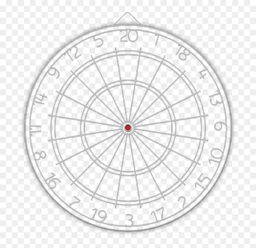 Dart board coloring pages hd png download