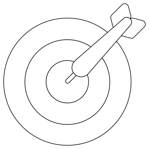 Darts coloring page free printable coloring pages