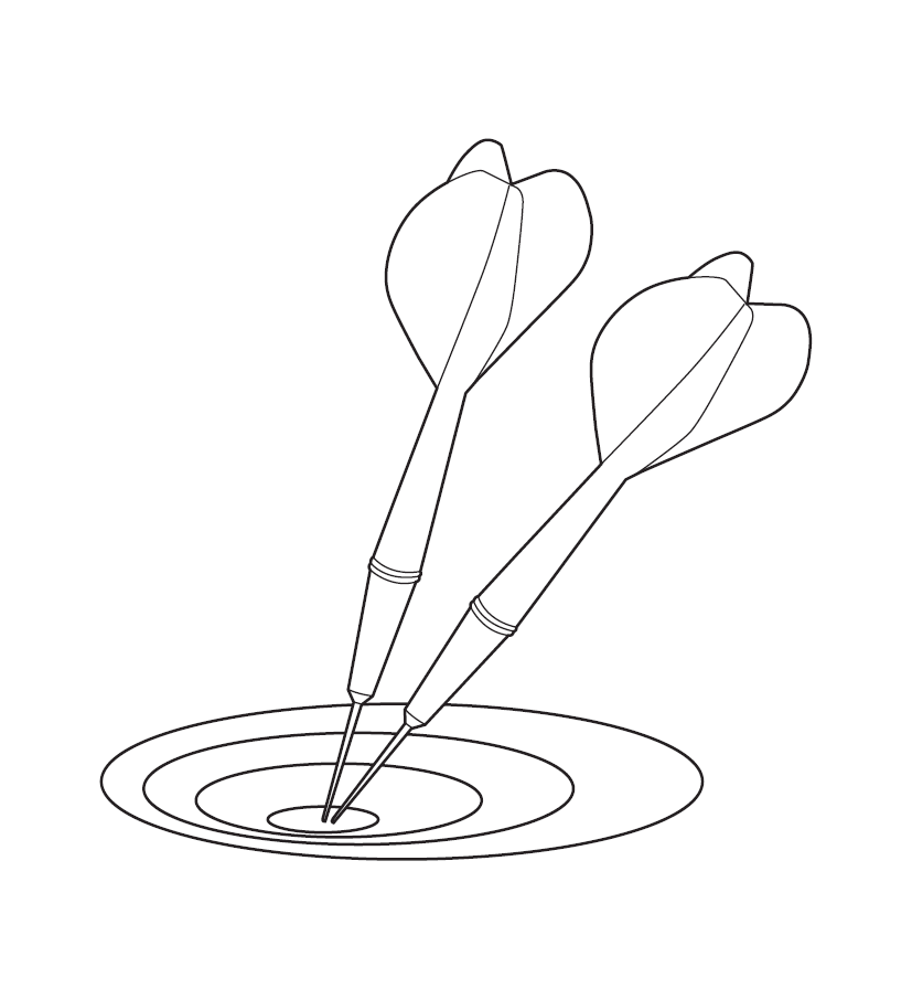 Dart colouring image free colouring book for children â monkey pen store
