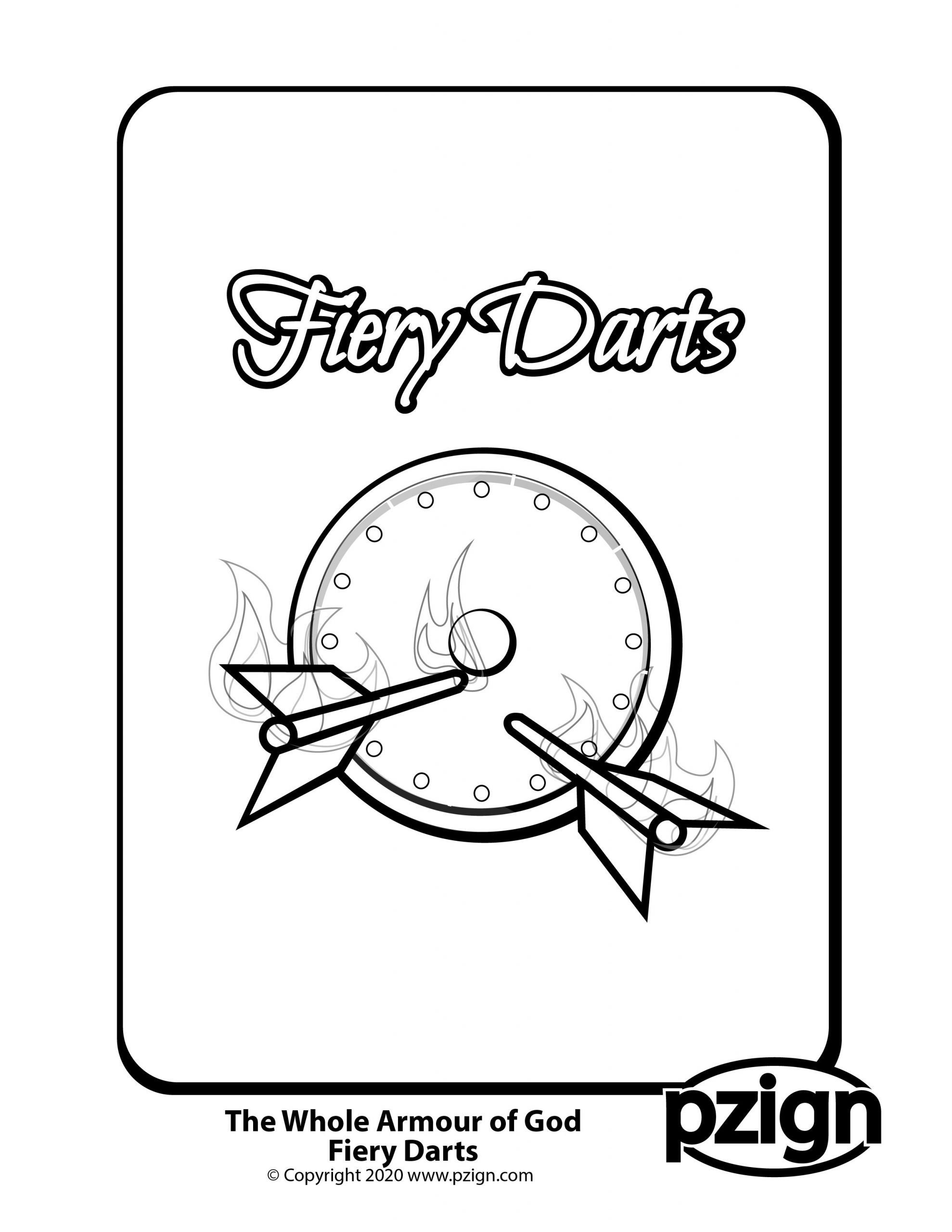 The whole armour of god coloring pages