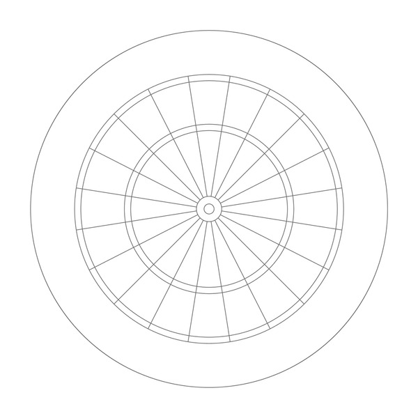 Dartboard blank royalty