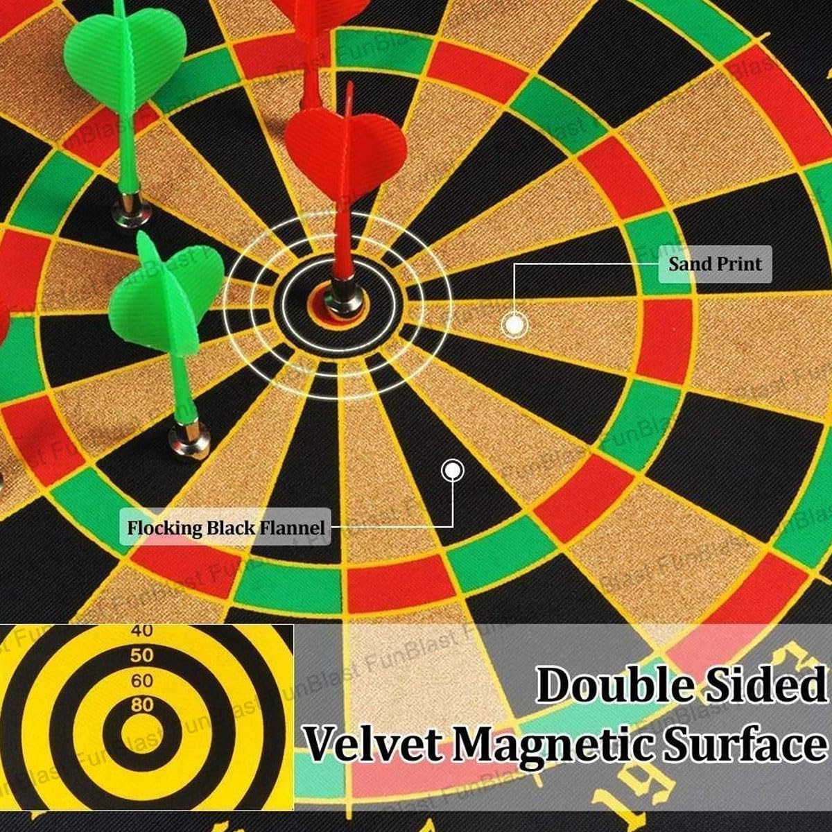Magnet dart board game for kids double sided magnet dart board with d â