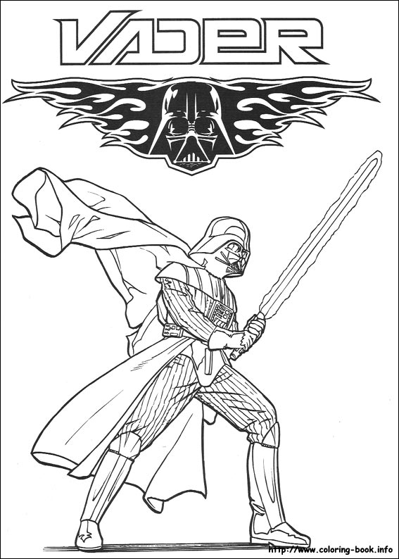 Star wars coloring picture