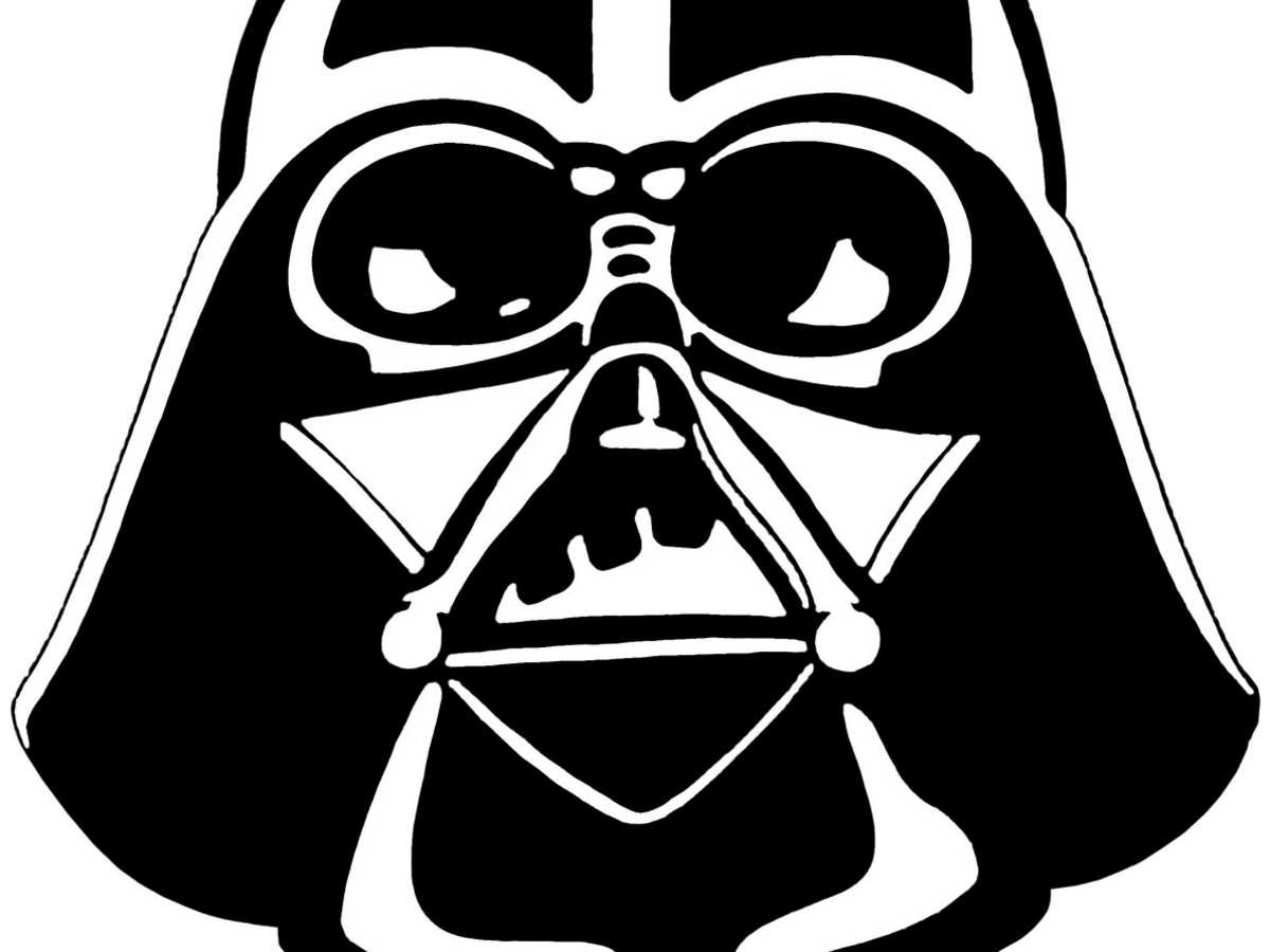 Darth vader stencil