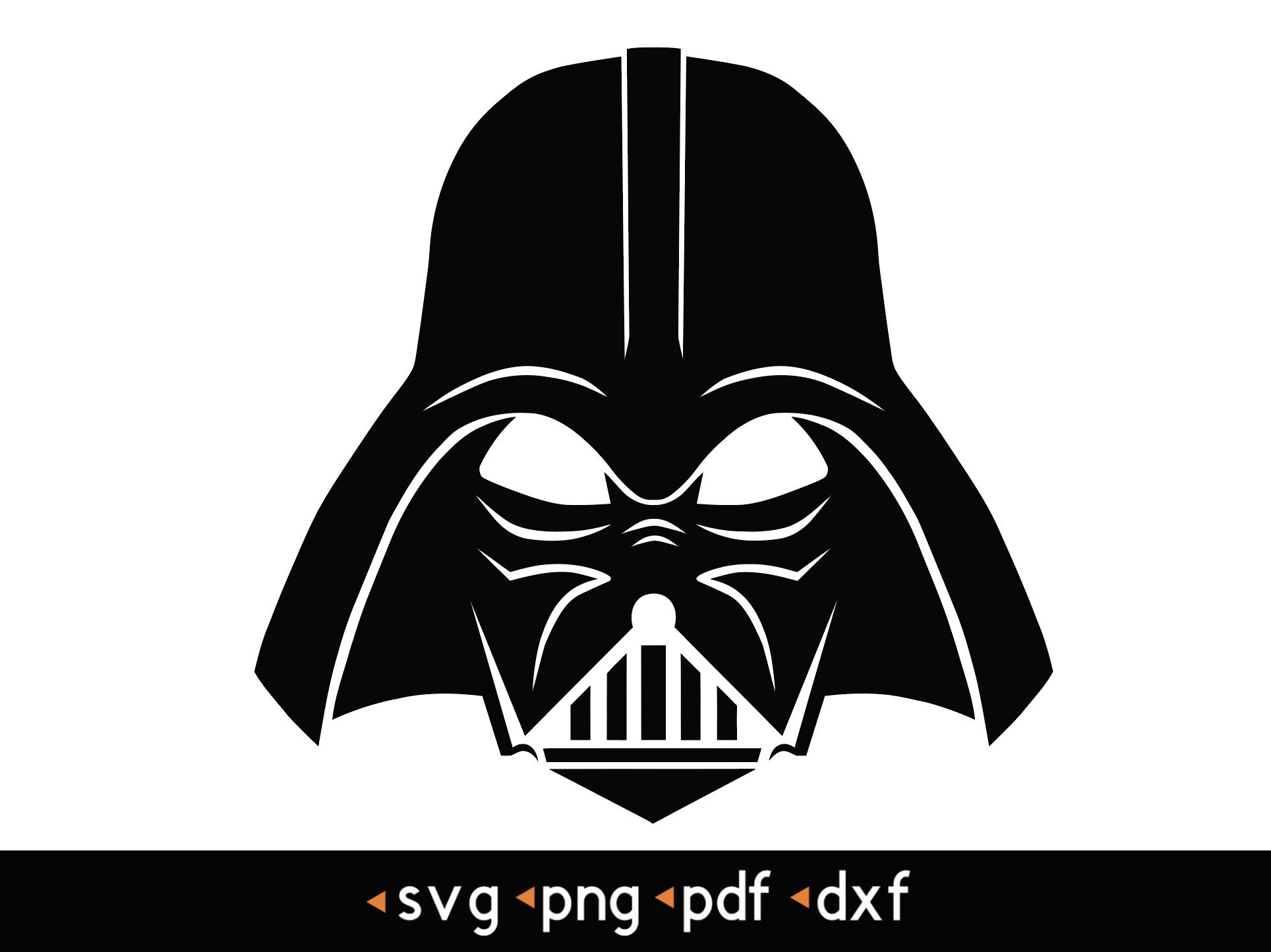 Darth vader svg png pdf dxf