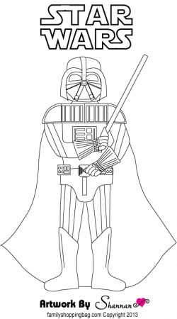 Darth coloring pages star wars birthday star wars star wars invitations