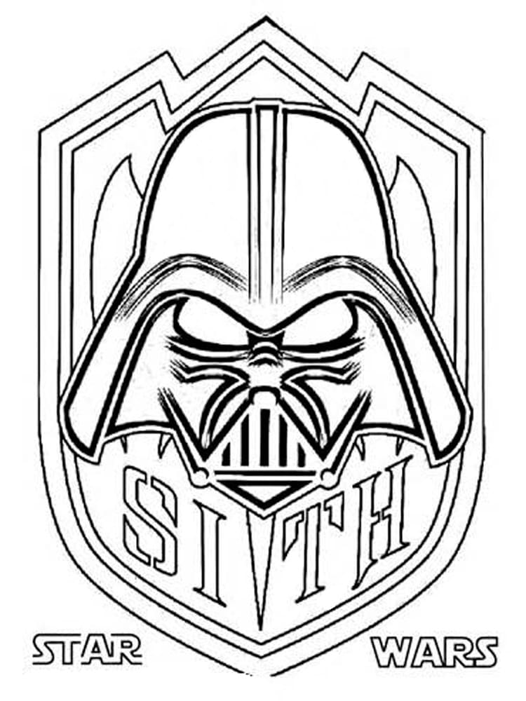 Darth vader coloring pages