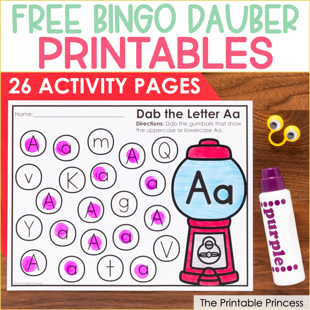 Free bingo dauber printables