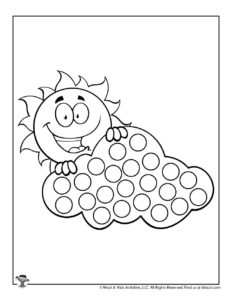 Spring dot coloring pages woo jr kids activities childrens publishing
