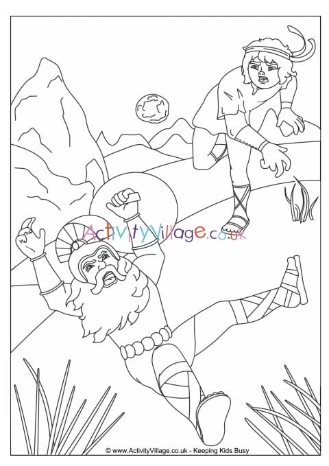 David and goliath louring page