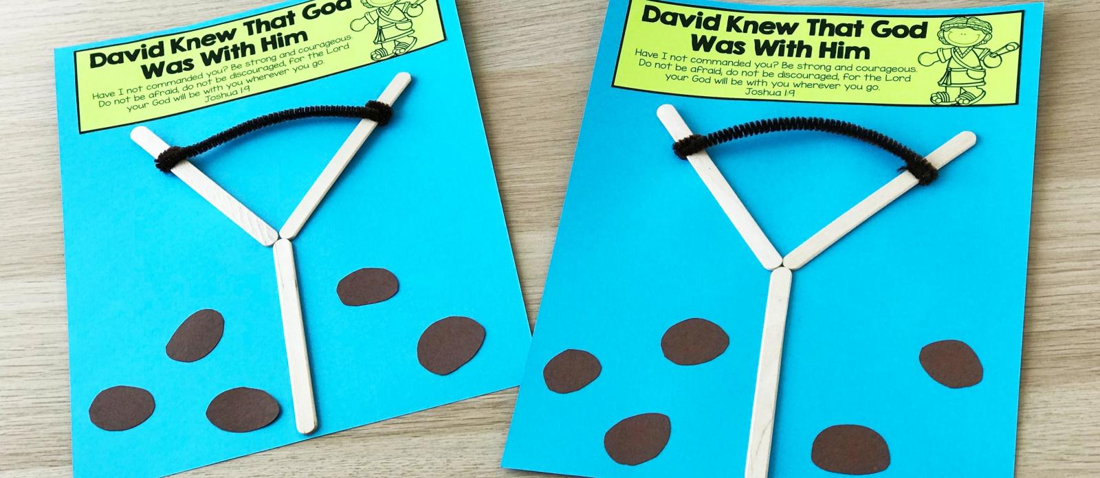 David and goliath slingshot craft