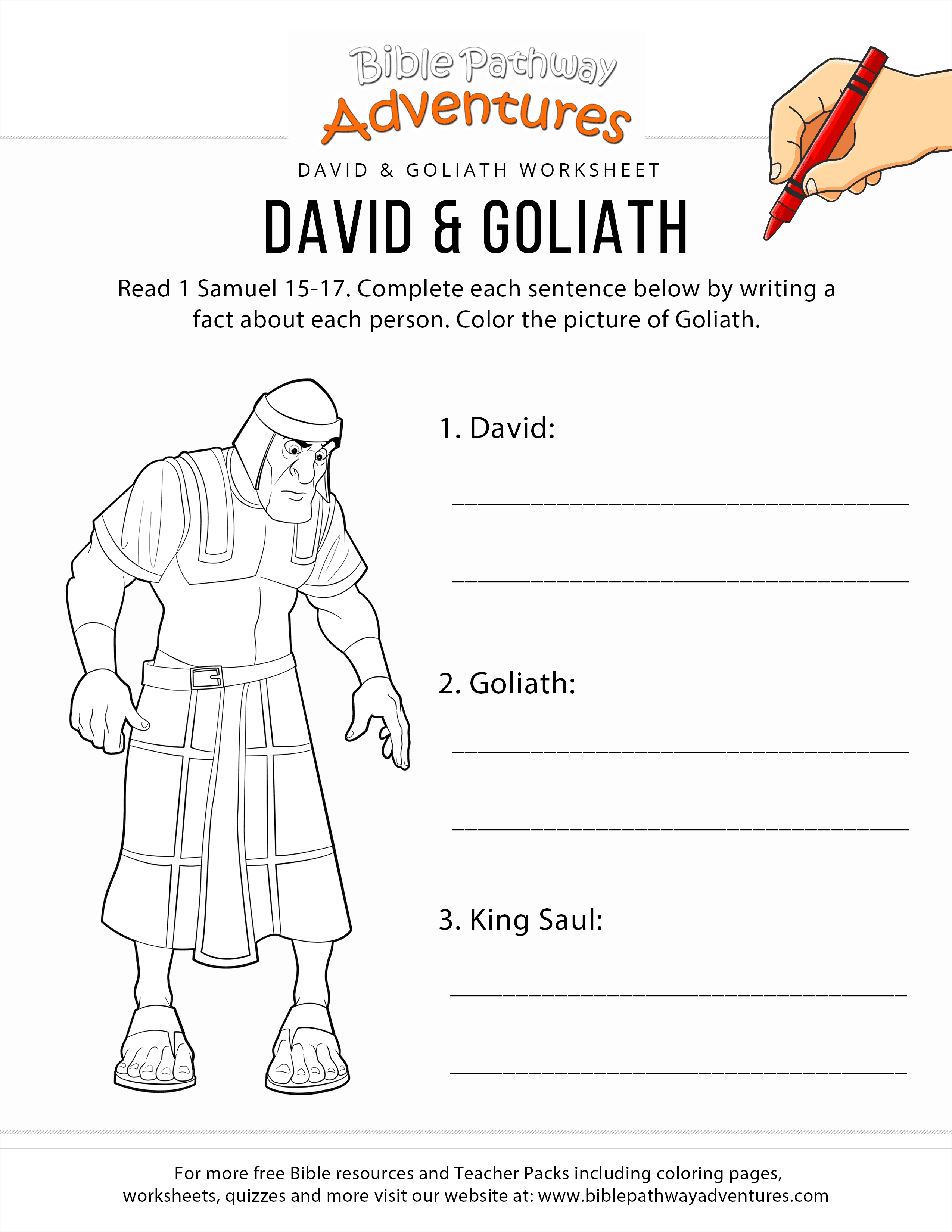 David goliath â bible pathway adventures