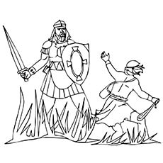 Top david and goliath coloring pages for your little ones