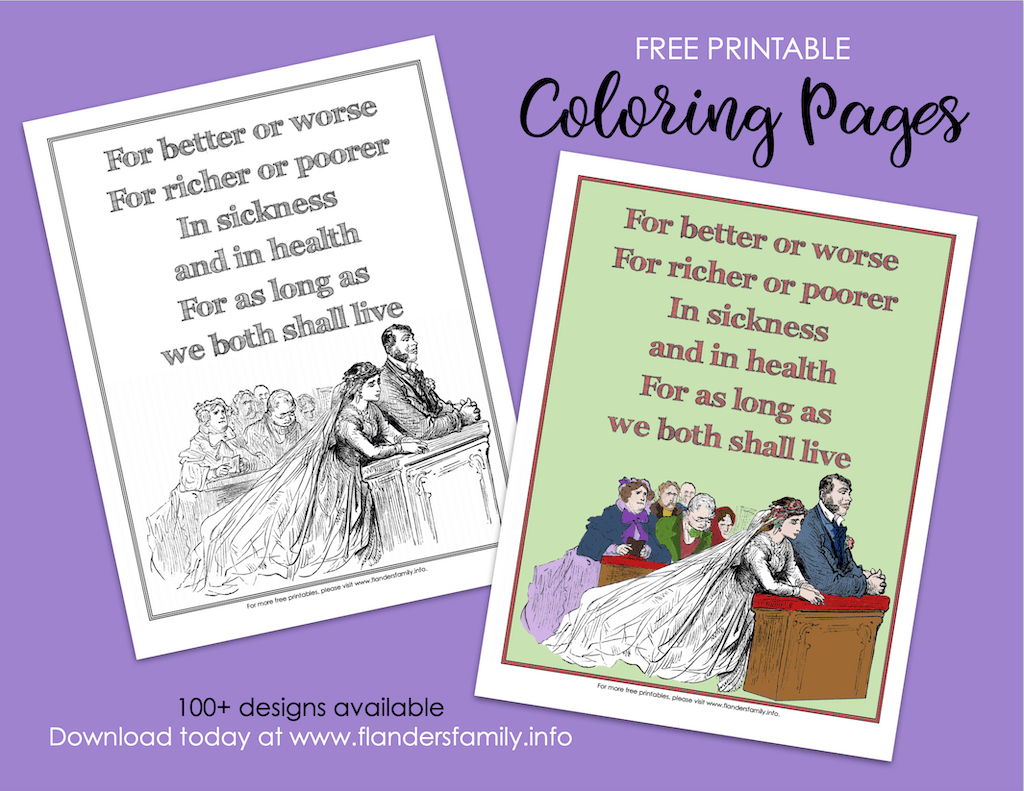 For better or worse coloring page