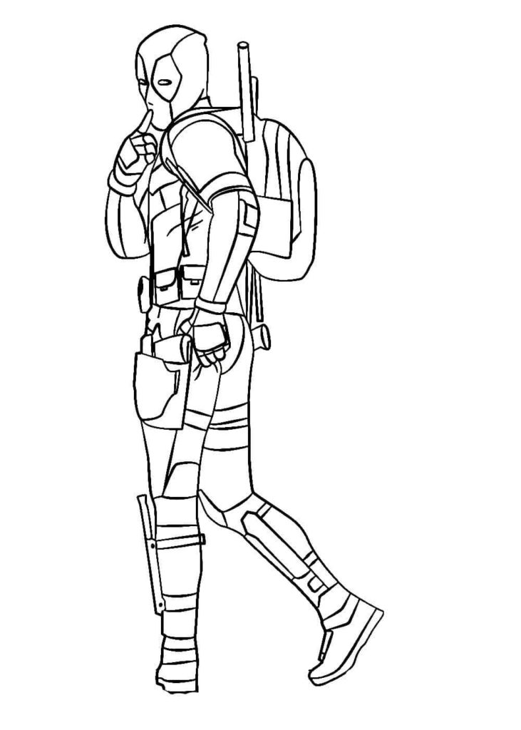 Deadpool coloring pages printable coloring pages