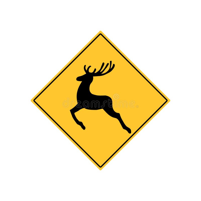 Deer road stock illustrations â deer road stock illustrations vectors clipart