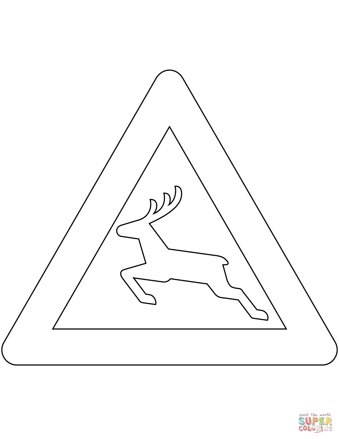 Wild animals sign in denmark coloring page free printable coloring pages