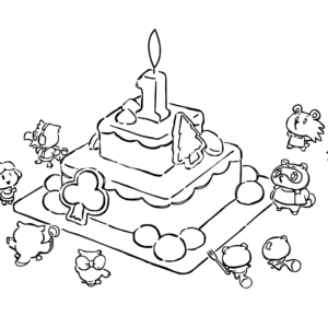 Animal crossing coloring pages printable for free download