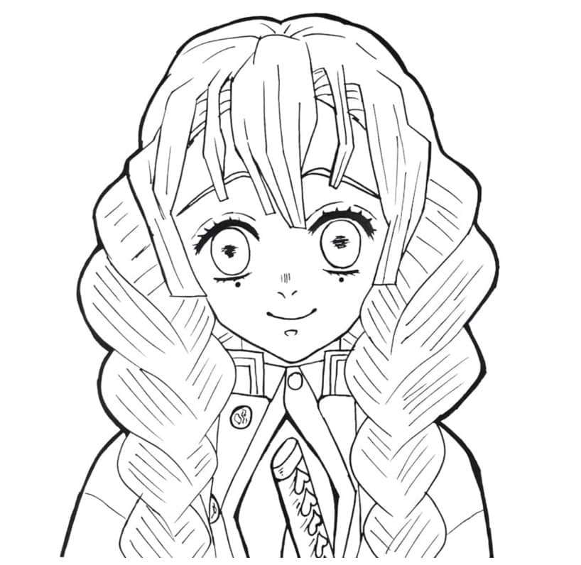 Demon slayer coloring pages