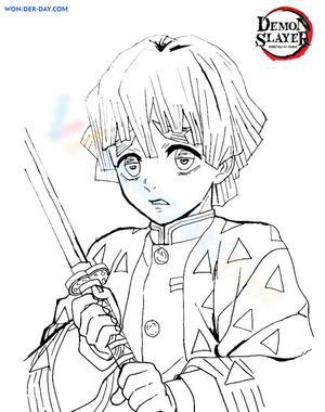 Free printable demon slayer coloring pages for all ages