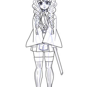 Demon slayer coloring pages printable for free download