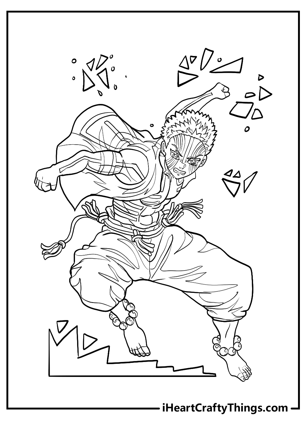 Printable demon slayer coloring pages updated