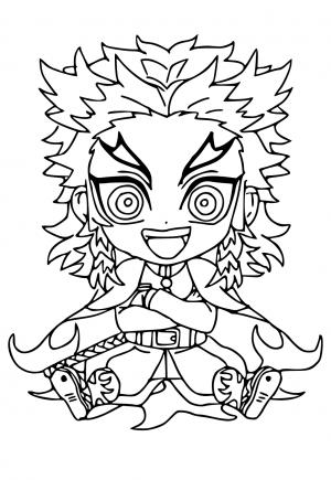 Free printable demon slayer coloring pages for adults and kids