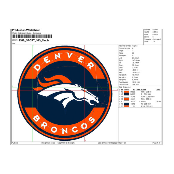 Nfl broncos embroidery files denver broncos embroidery desi