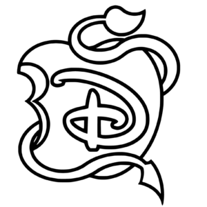 Descendants coloring pages printable for free download
